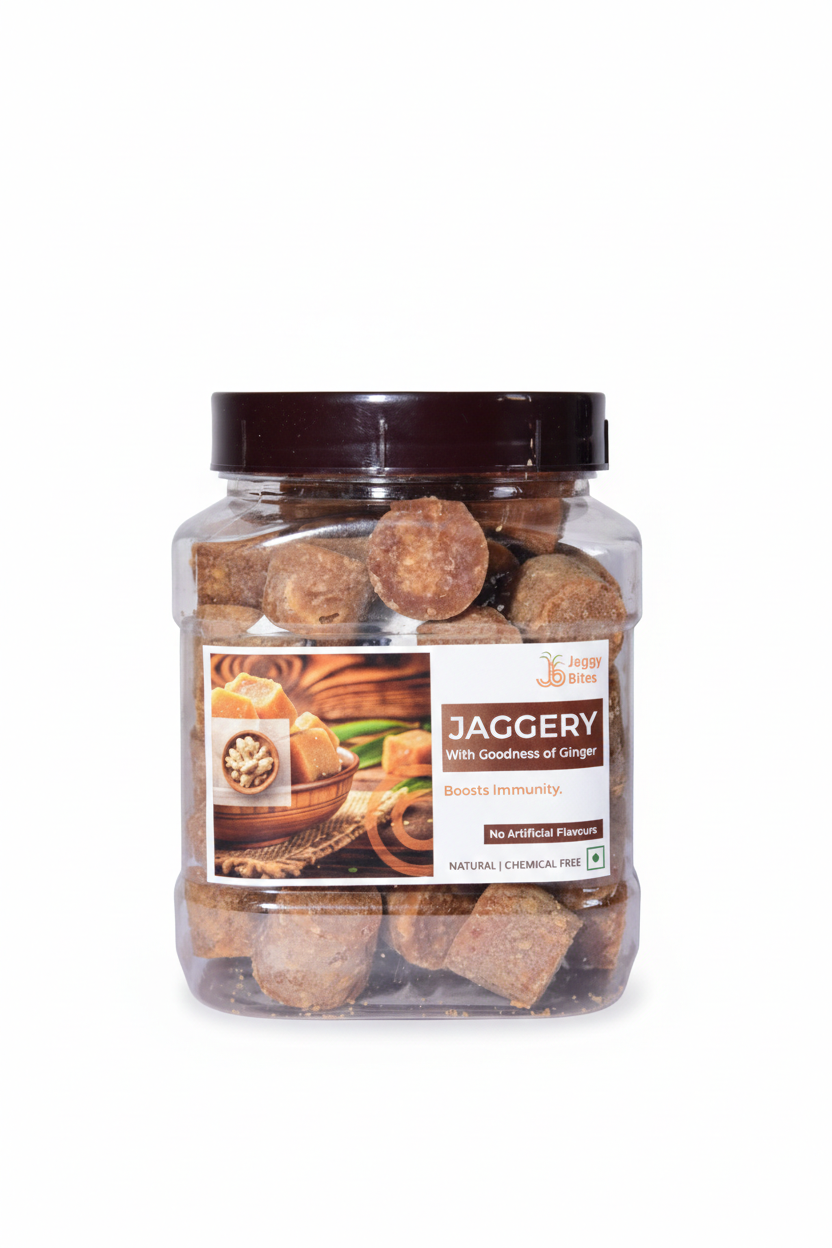 Jaggery Cubes with the Goodness of Ginger (450g)