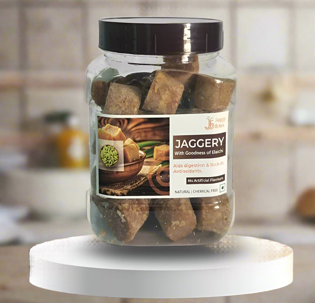 Jaggery Cubes with the Goodness of Elaichi (450g)
