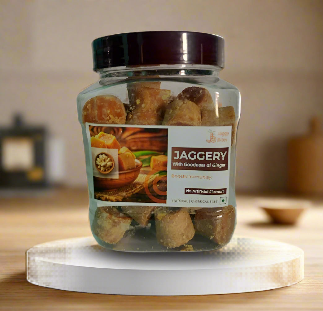 Jaggery Cubes with the Goodness of Ginger (450g)